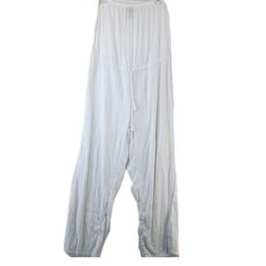 Gap Swim Jumpsuit Womens Medium White Global Beach Cover Up Resort Wear Wide Leg